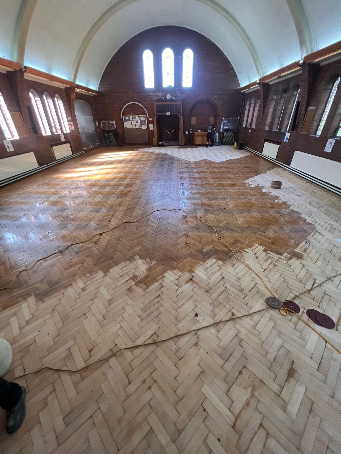 Parquet floor restoration in Cheadle, Heald Green, Manchester