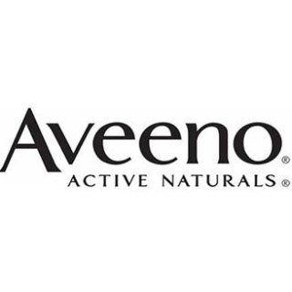 Il logo nero di Aveeno Active Naturals su sfondo bianco.