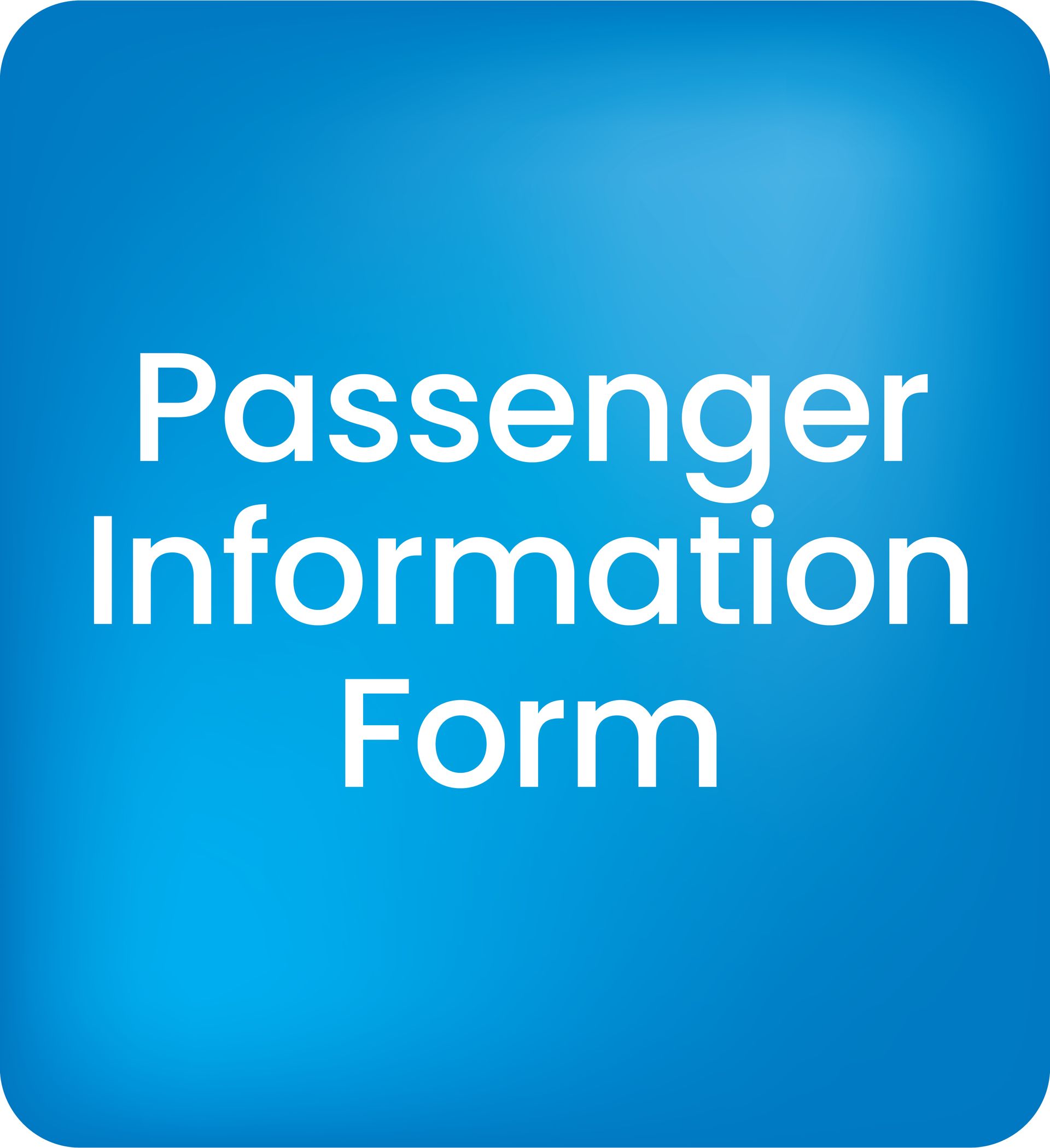 Passenger Information Form Download