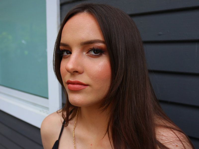 Radiant school formal makeup look for students in Gold Coast and Surfers Paradise by Megan Dixon