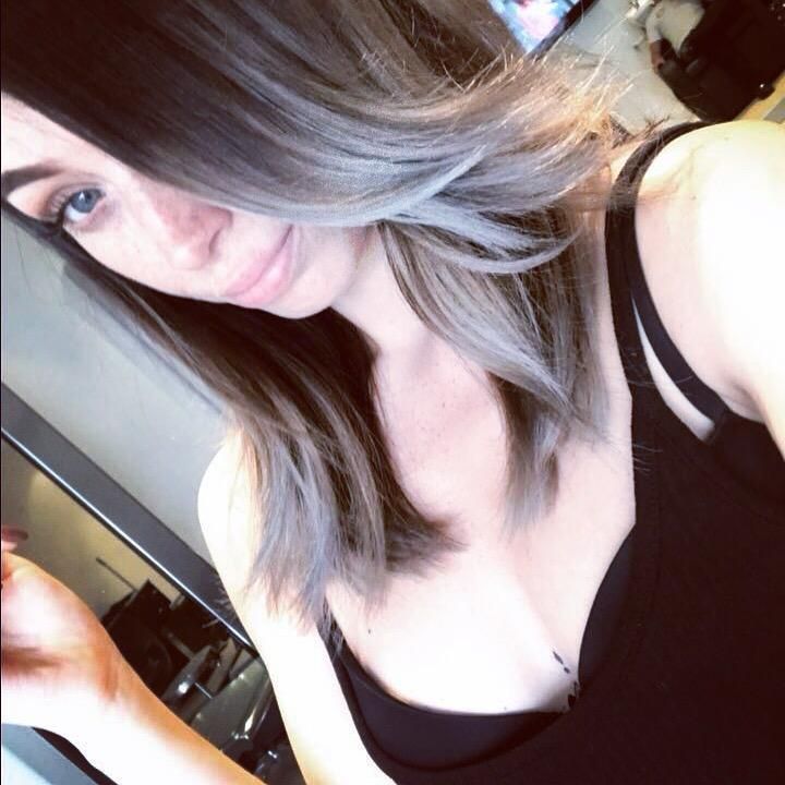 long dark hair 