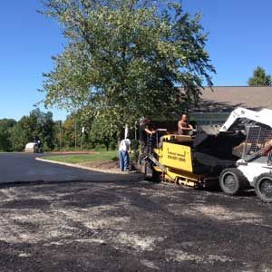 Asphalt services in Kansas City MO parking lot repair and resurfacing project by KCCAS Contractors