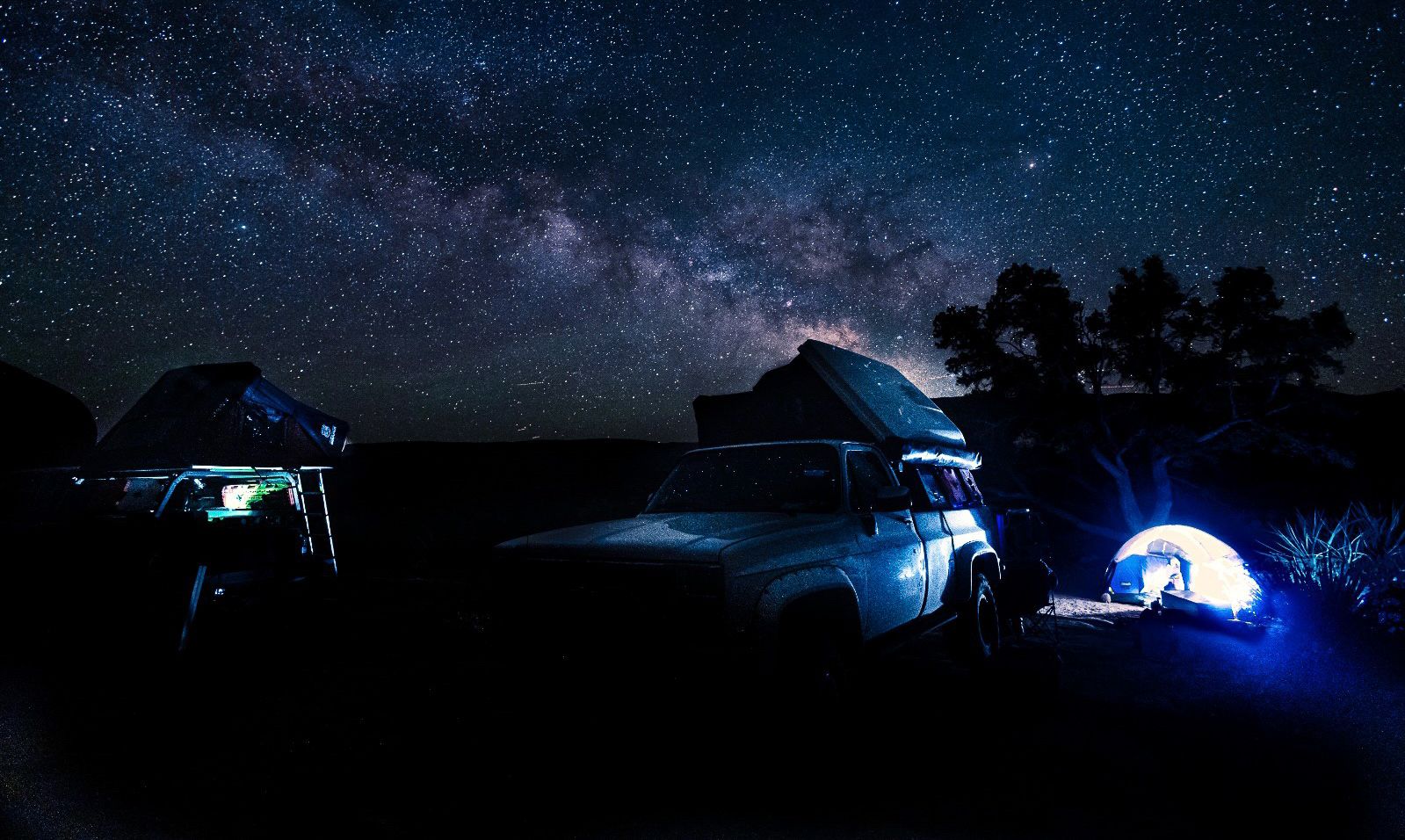 A fully equipped overlanding vehicle offering comfort and reliability under the stars - Tuweep campground