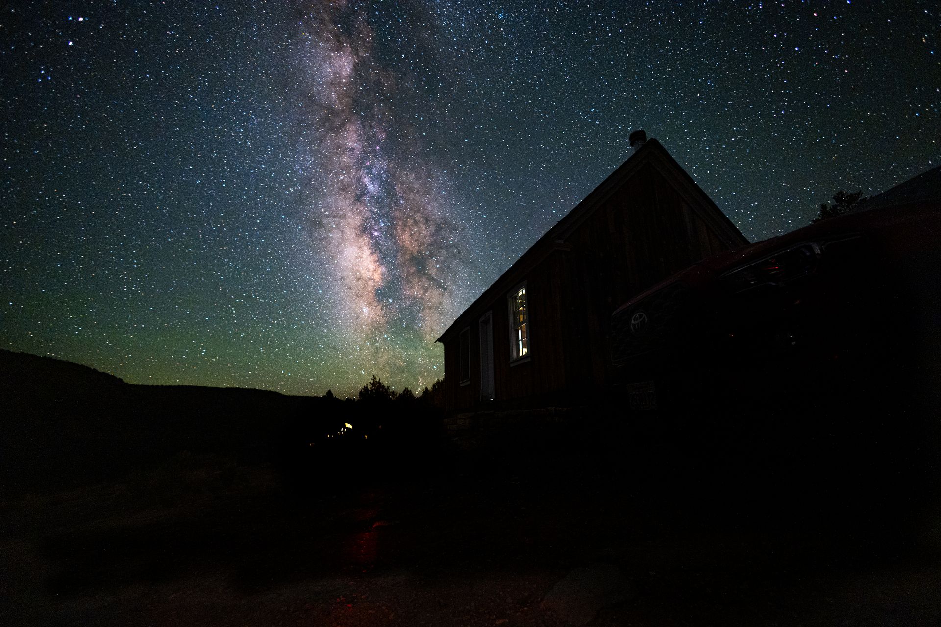 Dark sky adventure at JumpUp cabin, Kaibab National Forest