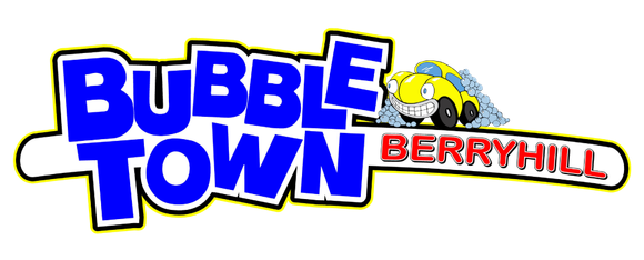 logo for bubble town berryhill
