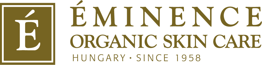 Een logo voor éminence biologische huidverzorging hongarije sinds 1956