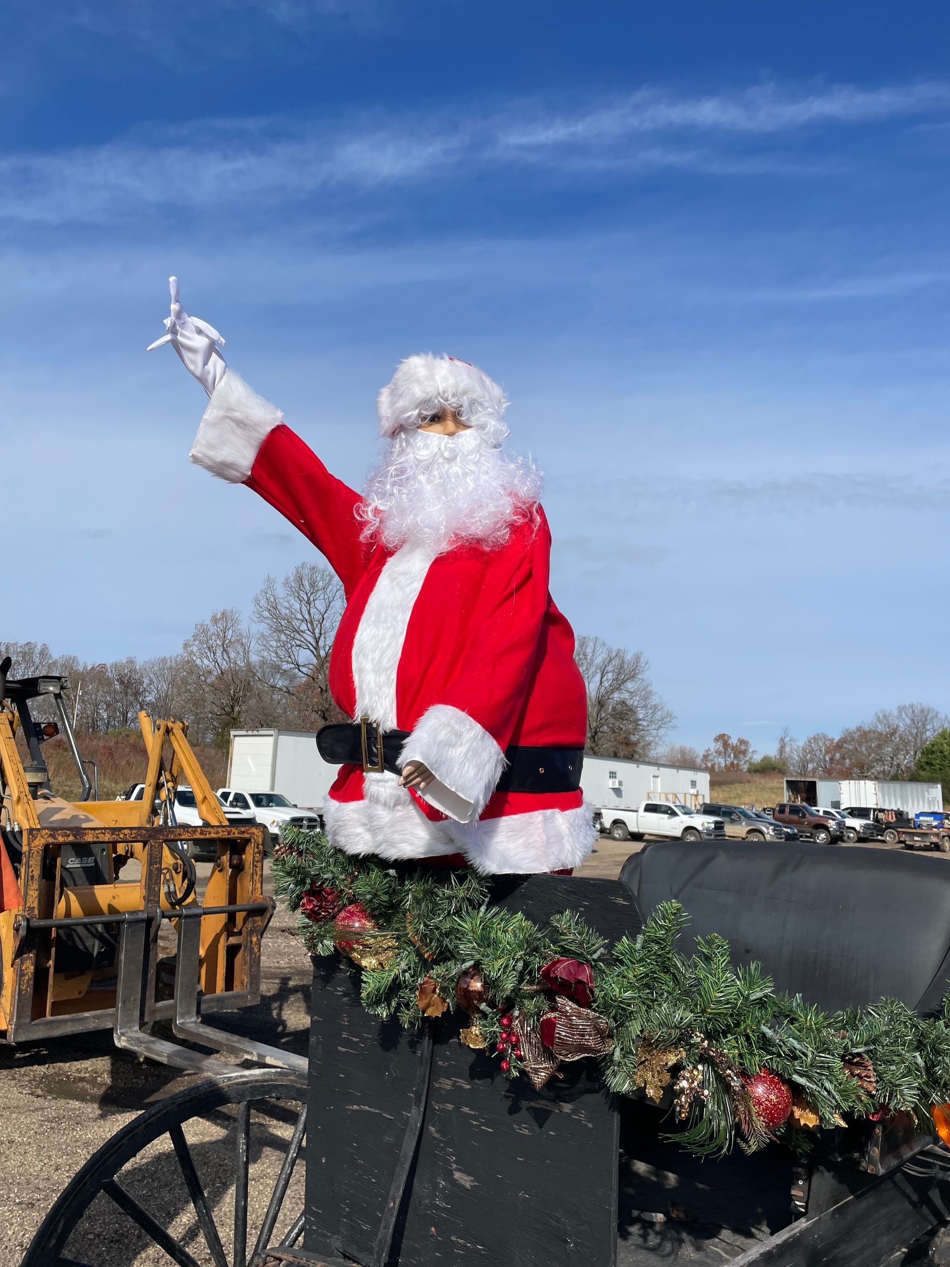 santa waving