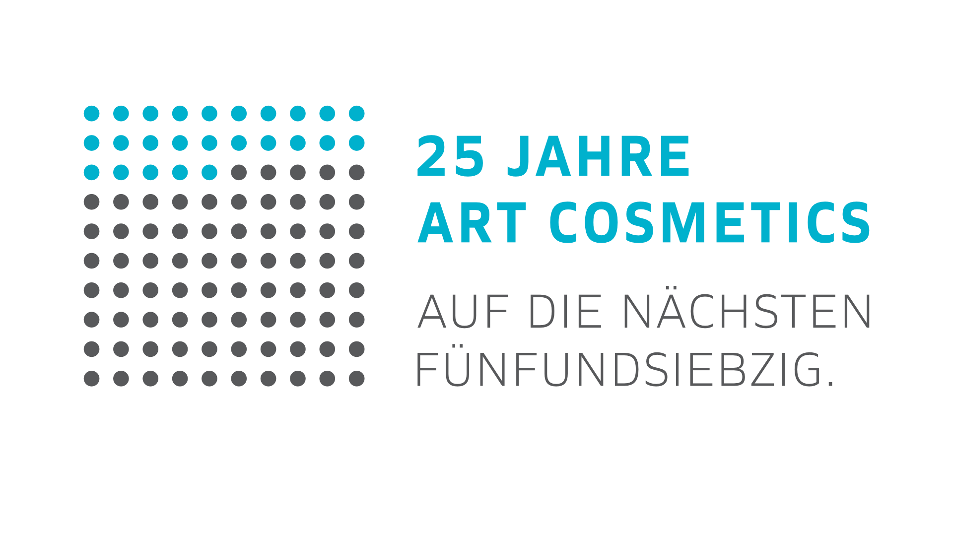 Logo 25 Jahre Art Cosmetics