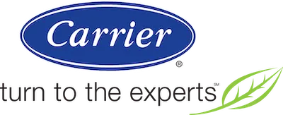 The carrier logo is blue and white and says `` turn to the experts ''.