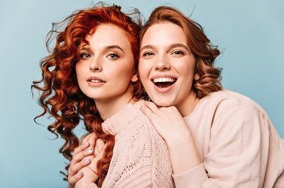 Two Ladies Smiling
