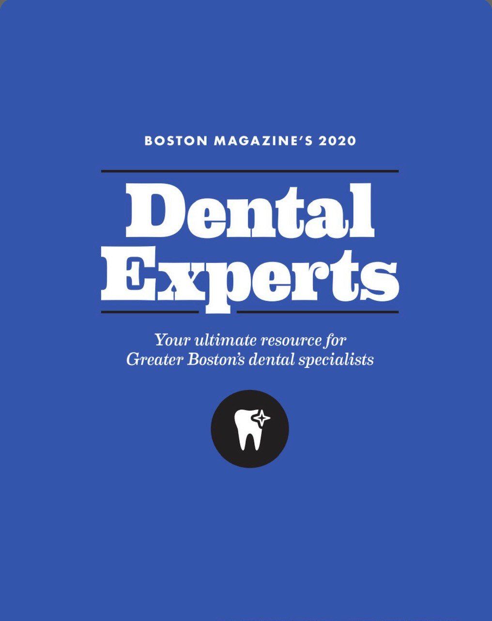 The cover of boston magazine 's dental experts