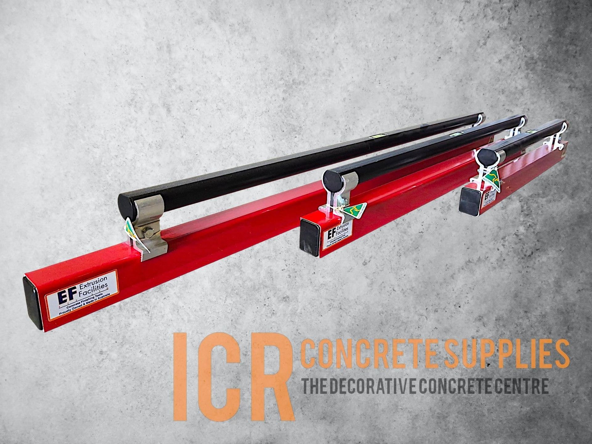 Clamped Handle Screed with Level 3.0M