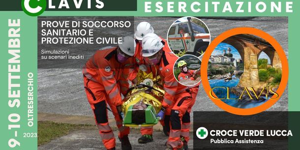Sede operativa e mezzi della Protezione Civile della Croce Verde di Lucca