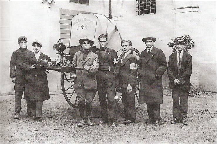 carro-lettiga Morelli Croce Verde di Lucca
