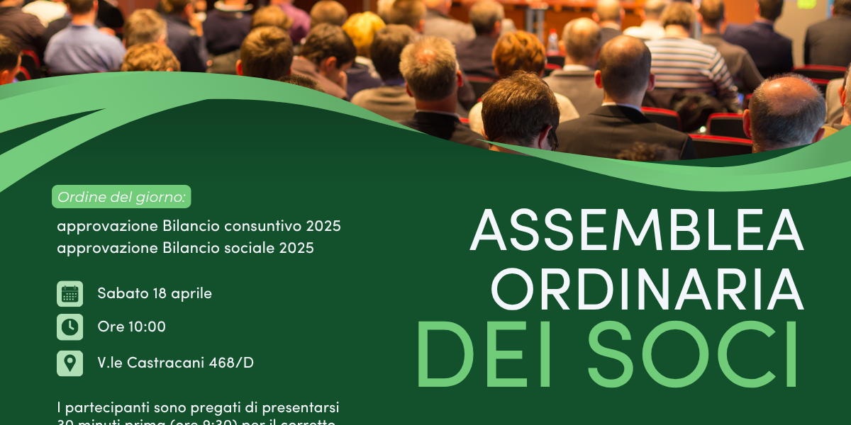 Assemblea Ordinaria dei Soci Croce Verde di Lucca - Pubblica Assistenza ODV