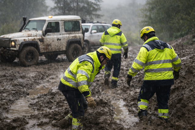 supporto protezione civile Croce Verde di Lucca 