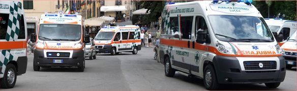 assistenza sanitaria con ambulanze Croce Verde di Lucca