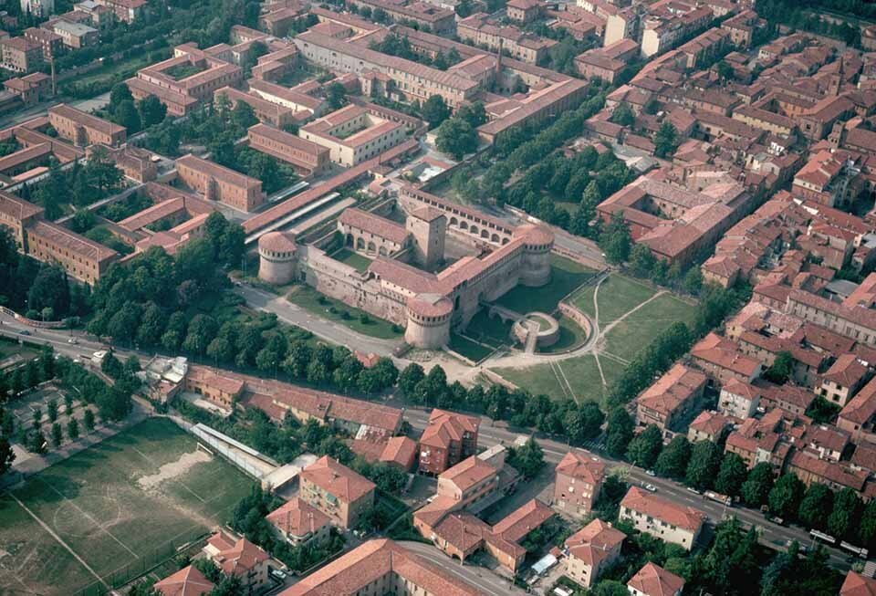 città dall'alto