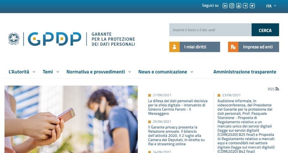 Sito Garante