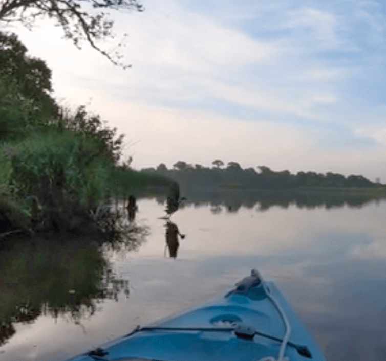 Floating on Armand Bayou