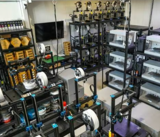 A room filled with lots of machines and shelves
