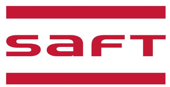 Red SAFT logo with horizontal bars above and below on a white background
