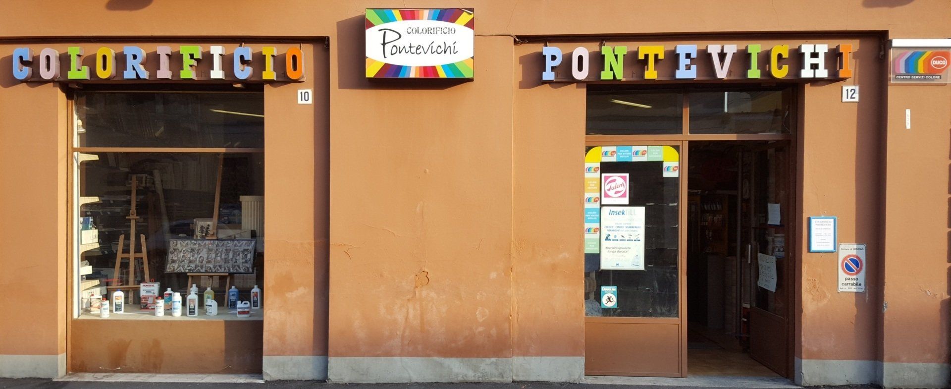esterni del colorificio