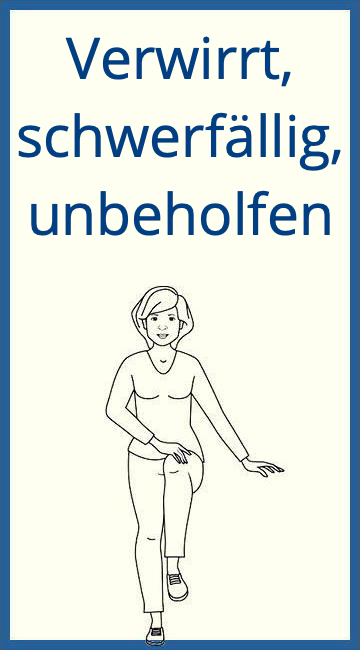 Verwirrt, Unbeholfen