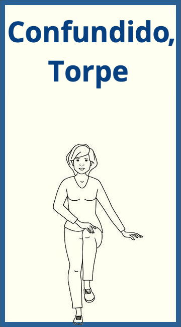 Confundido, Torpe