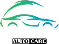 The logo for auto care is a silhouette of a car.