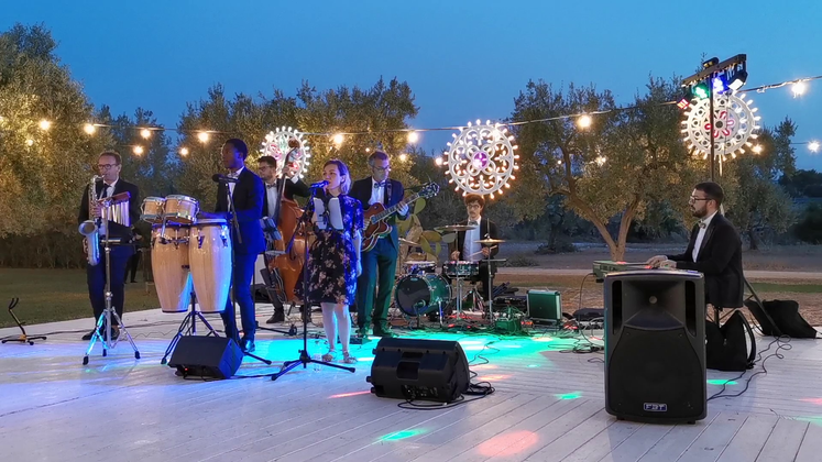 Destination Wedding Band in Puglia - Francesca Gramegna Music - Jazz Band @Masseria Don Luigi - Fasano