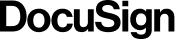 DocuSign logo in black text on a white background