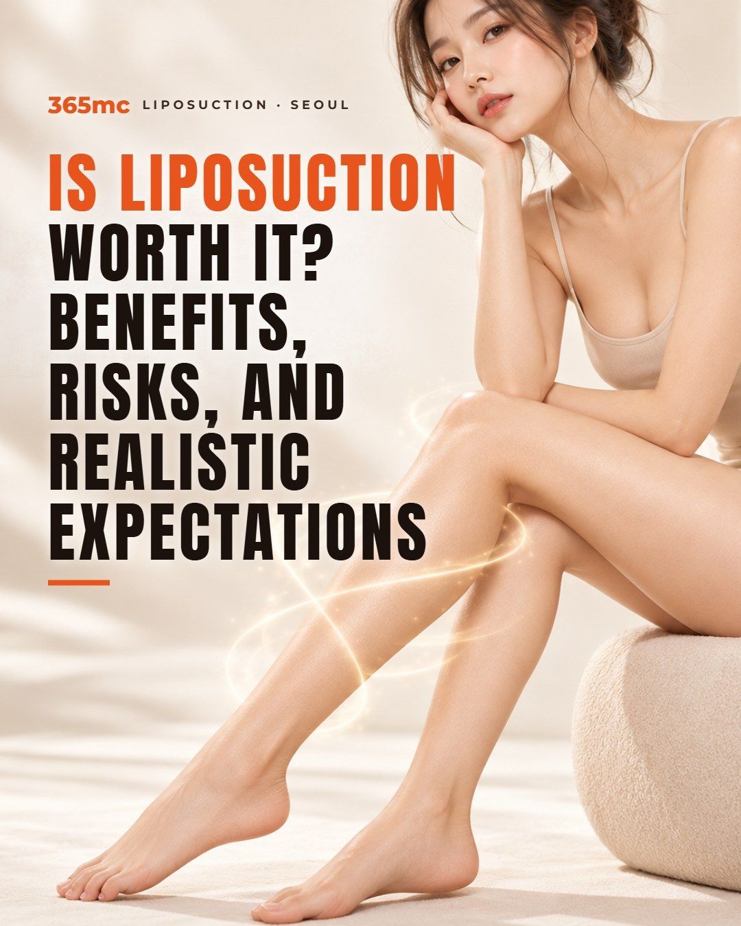 Patient weighing liposuction benefits and risks with a doctor at 365mc Seoul