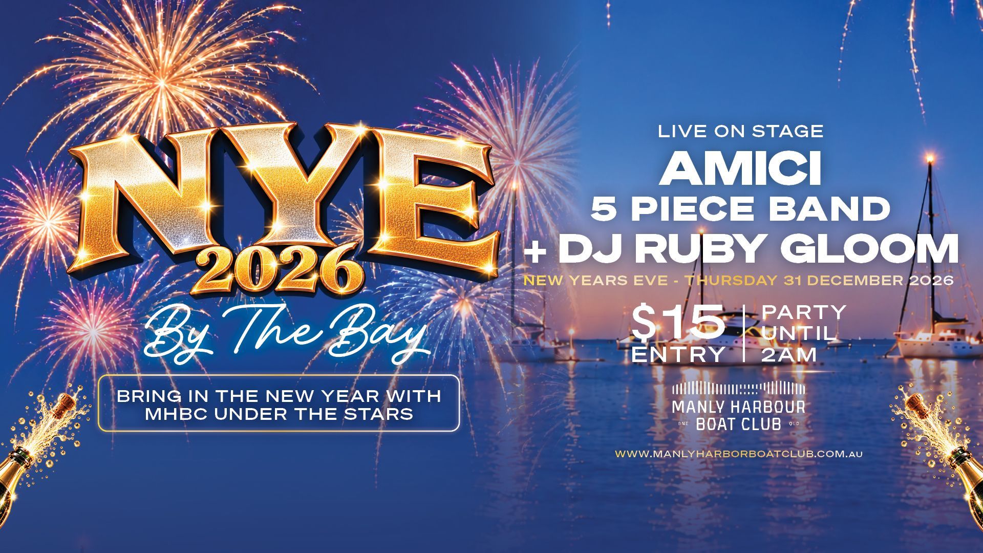 New Year’s Eve By The Bay at MHBC
