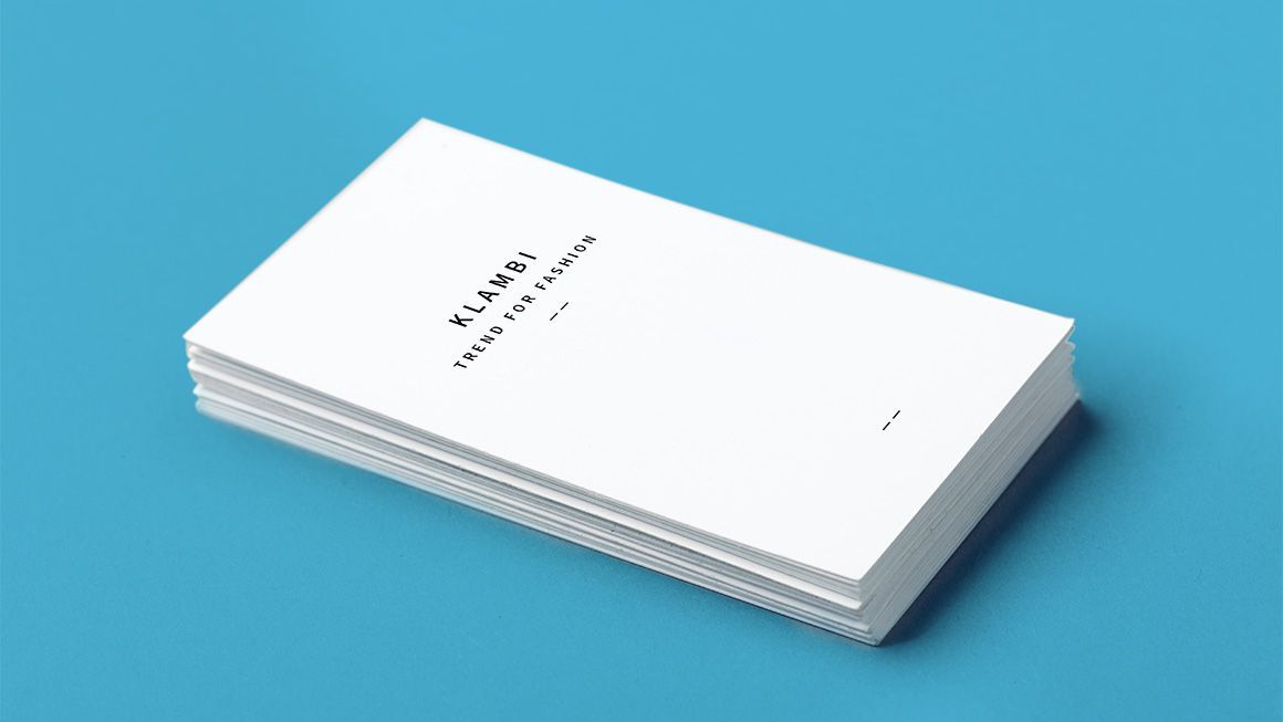 stack of business cards