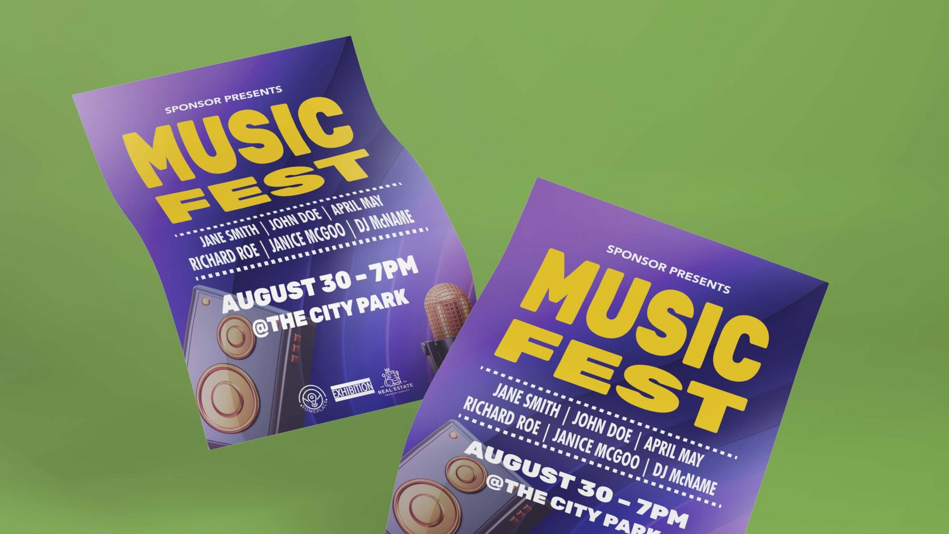music festival posters