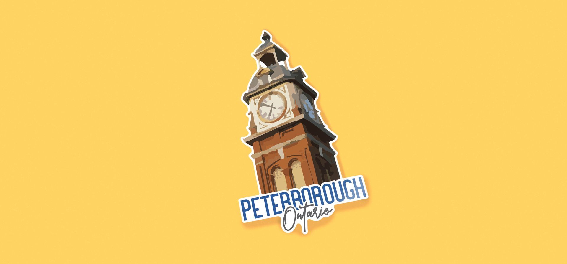Peterborough landmark sticker