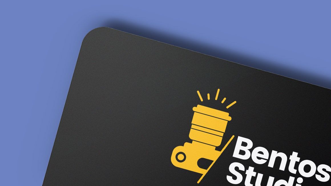 rounded corners of business card