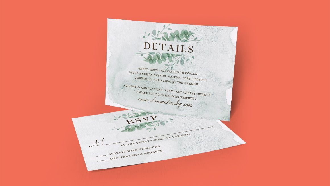 postcard invitations