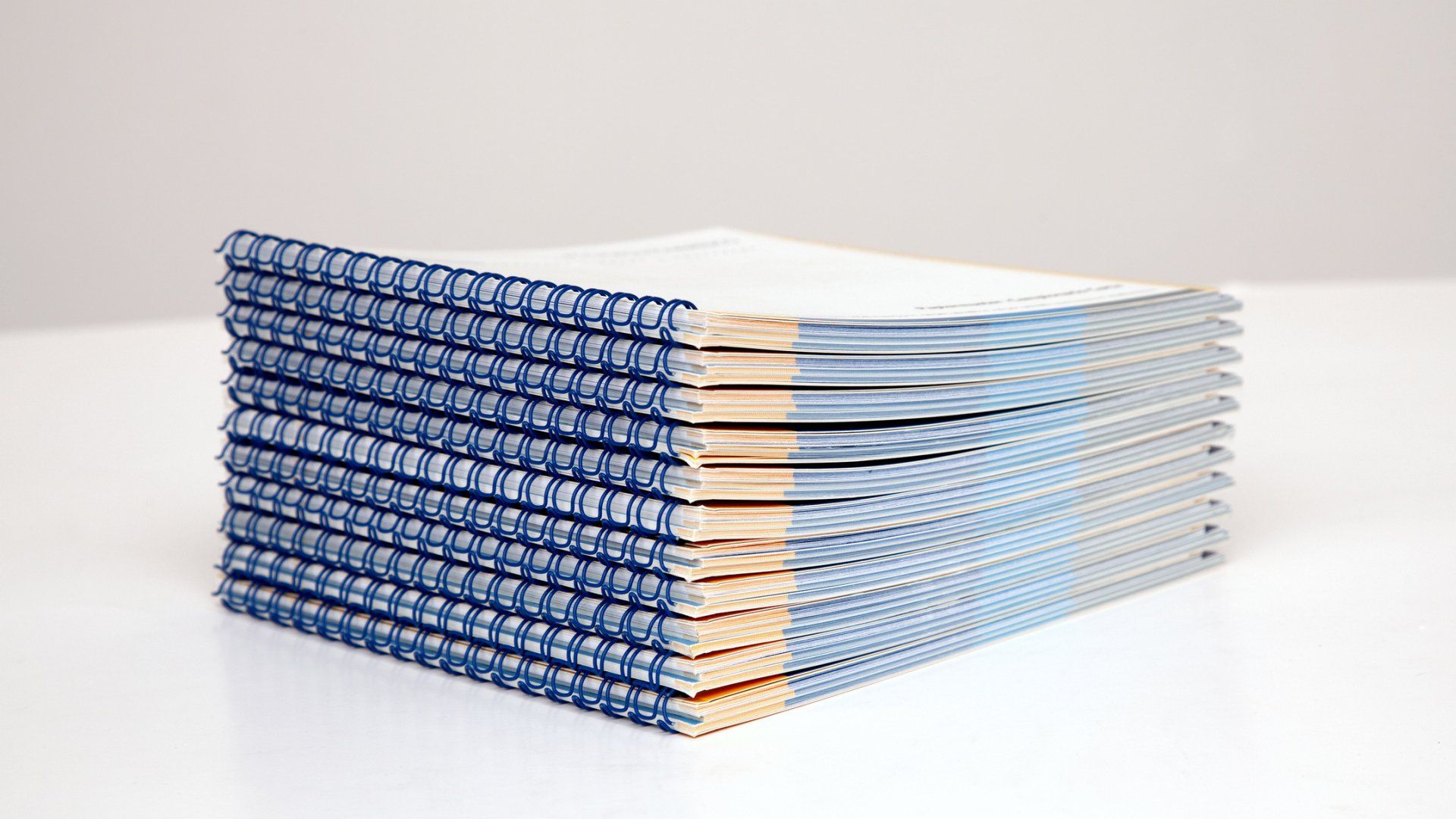 Booklets with Blue Binding – Tecumseh, MI – D Printer Inc. Booklets with Blue Binding – Tecumseh, MI – D Printer Inc.