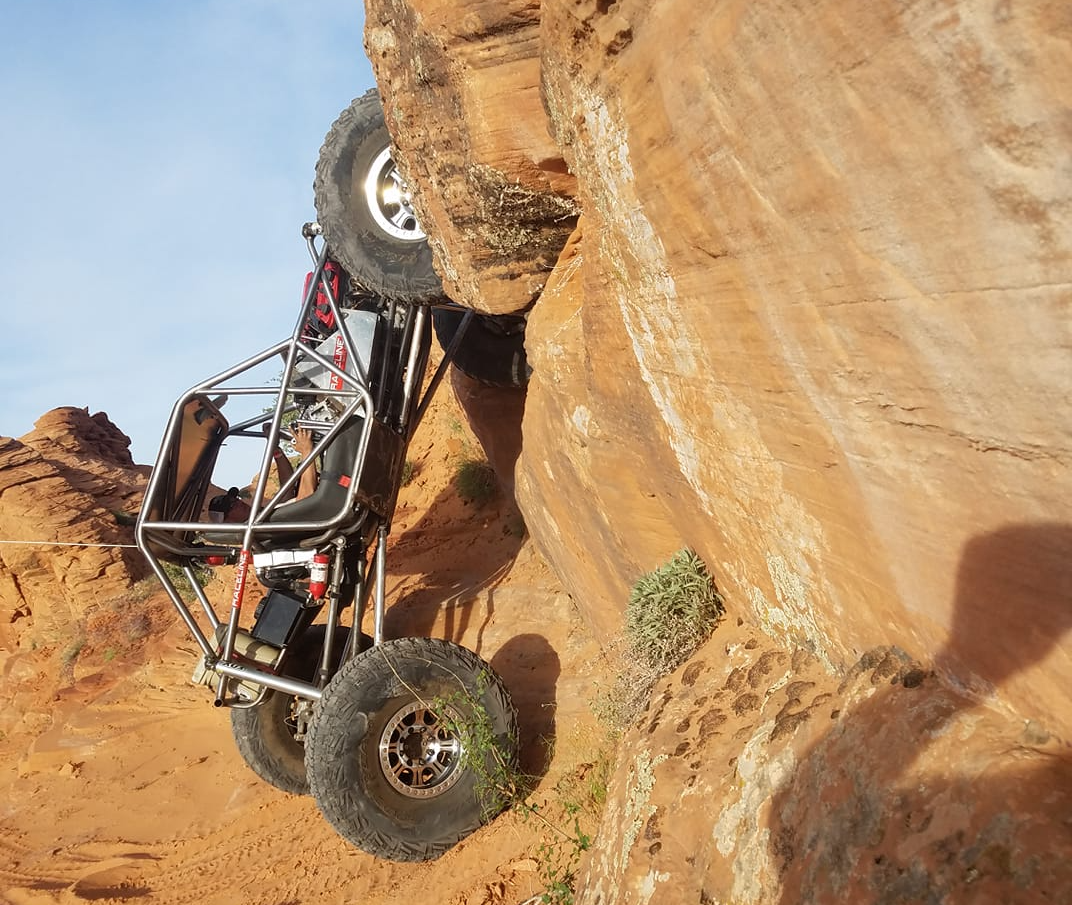 silver rock crawler jeep