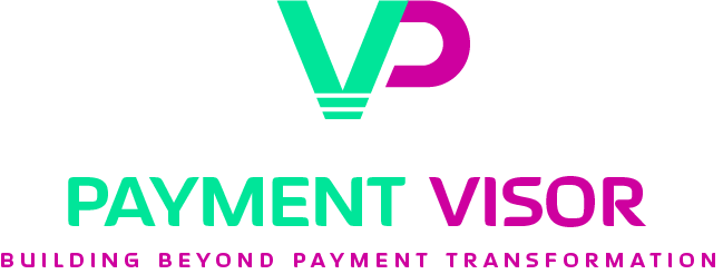 Payment Visor logo with a green V and a magenta D symbol, and the tagline 