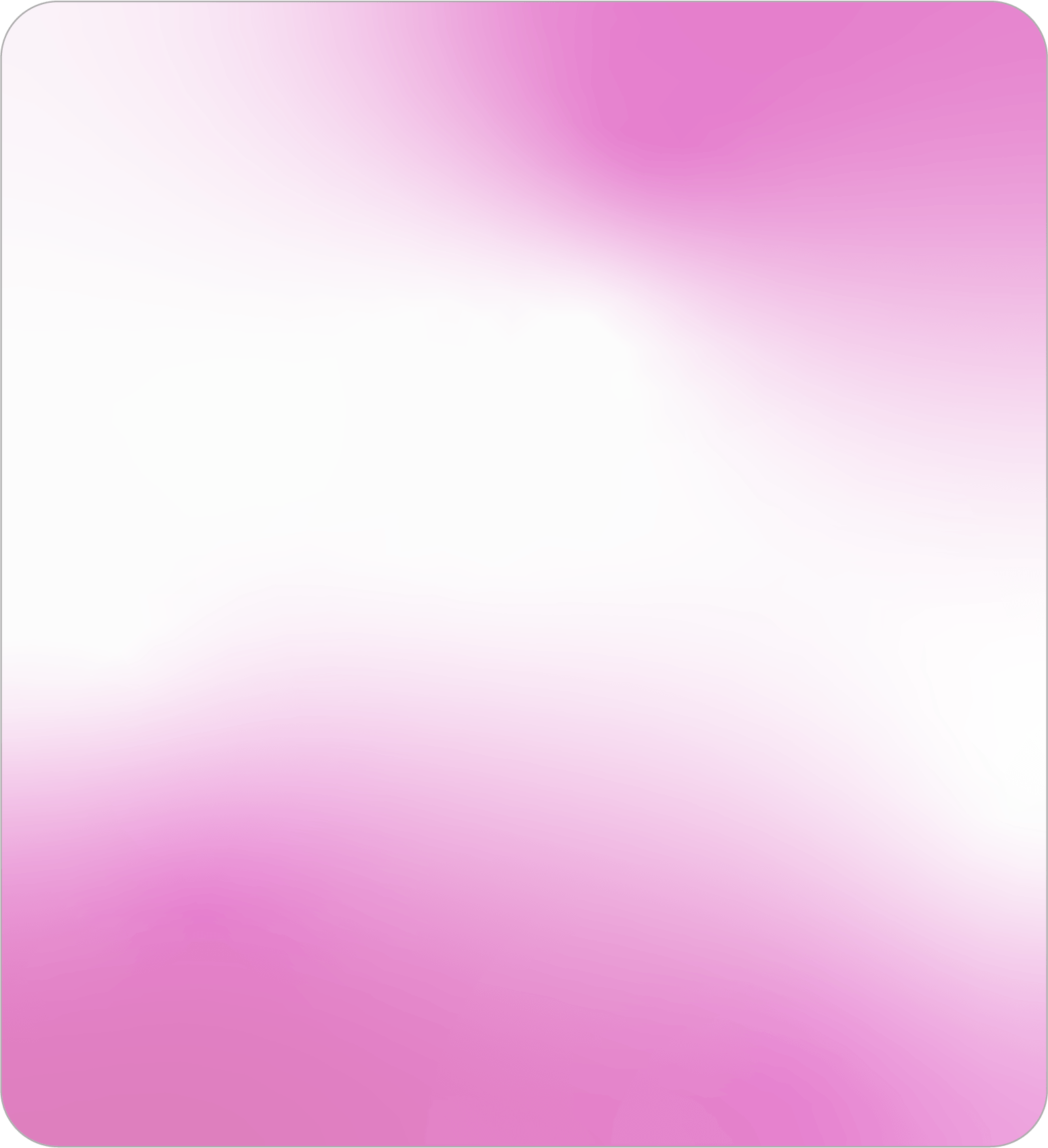 Rounded square with pink and white gradient.