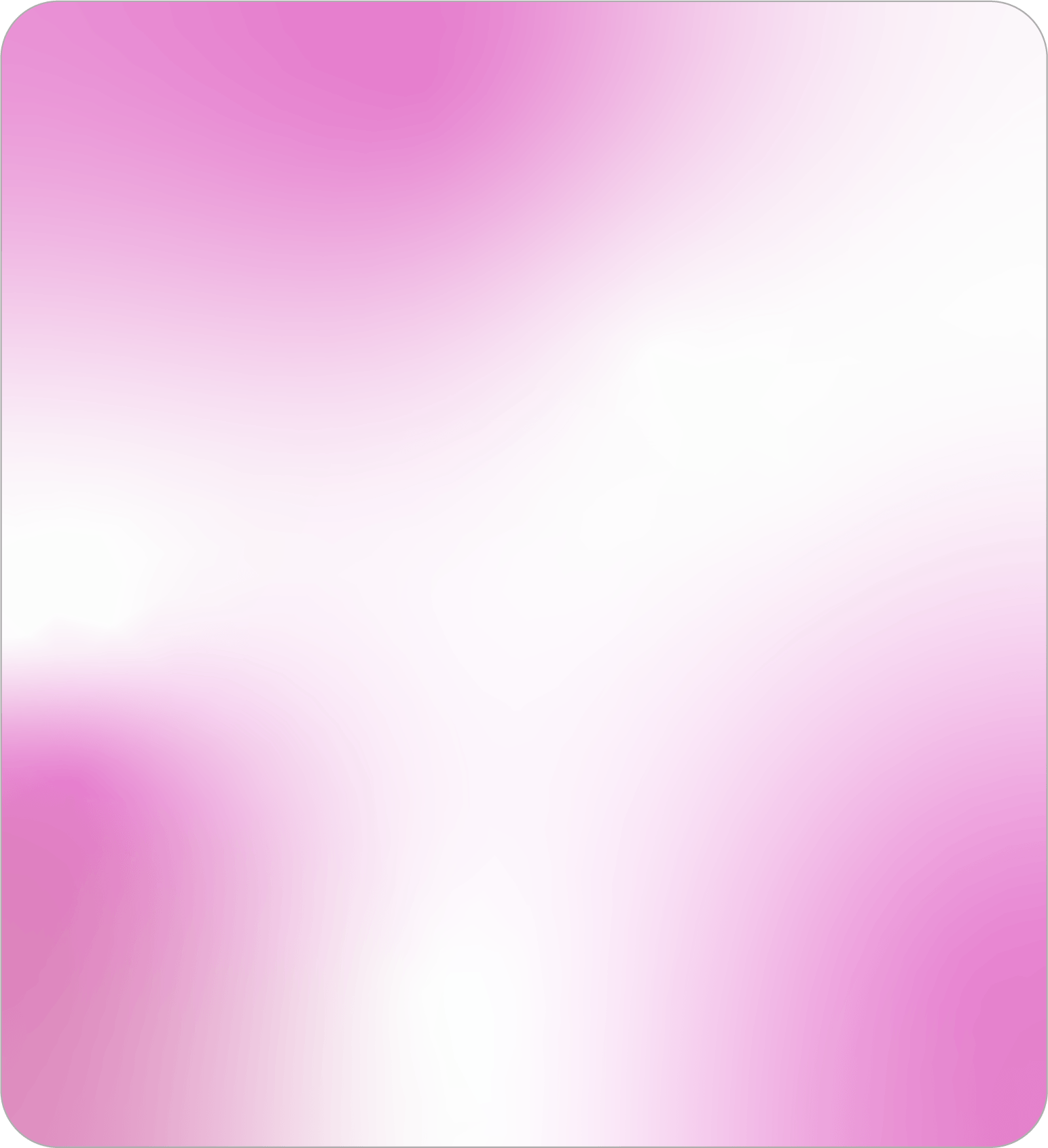 Gradient of pink and white, blurred background.