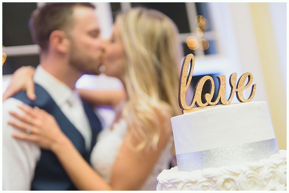 Wedding cake with a 