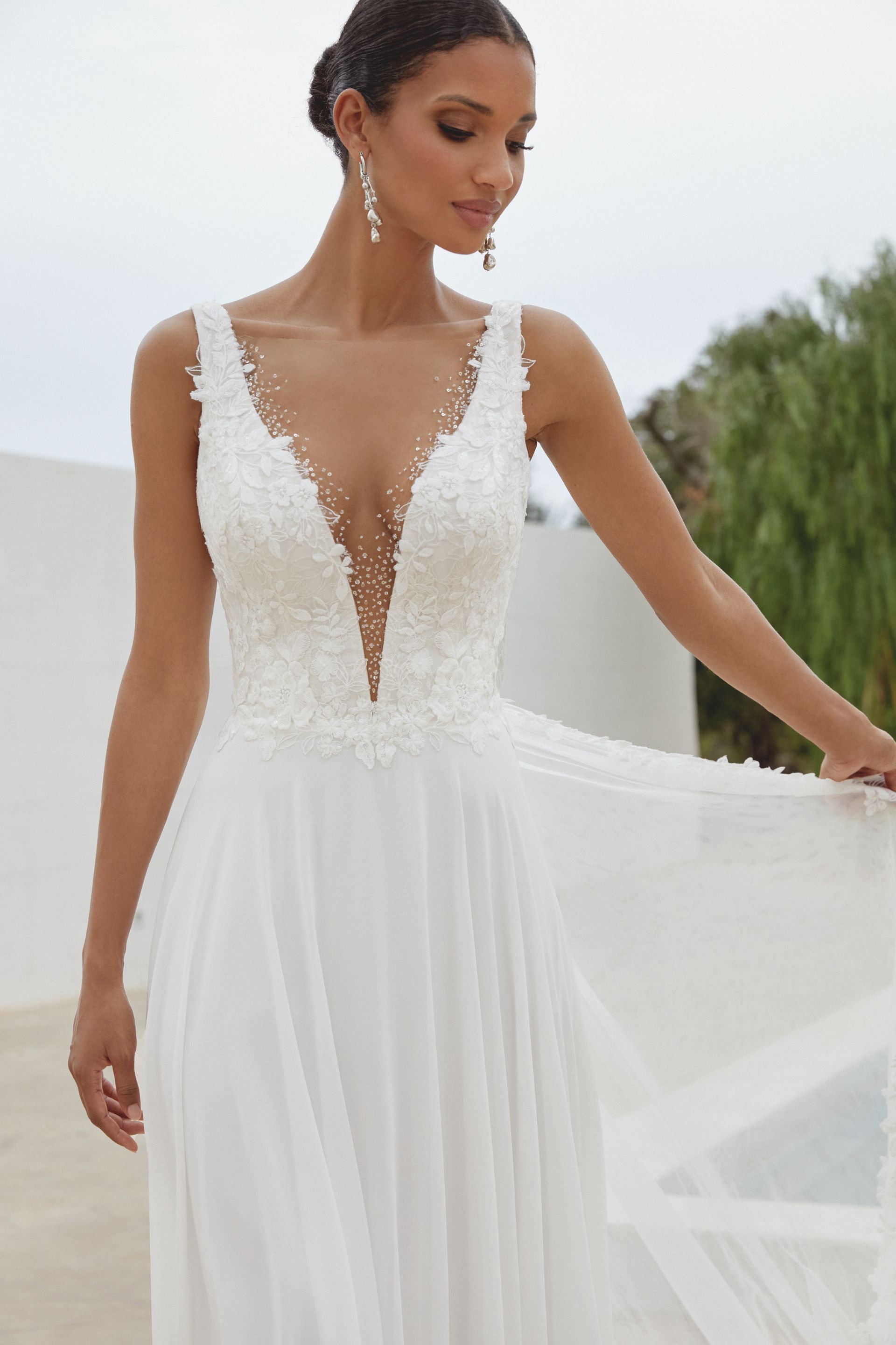 abito da sposa modello Ariana di Justin Alexander Atelier Gioia