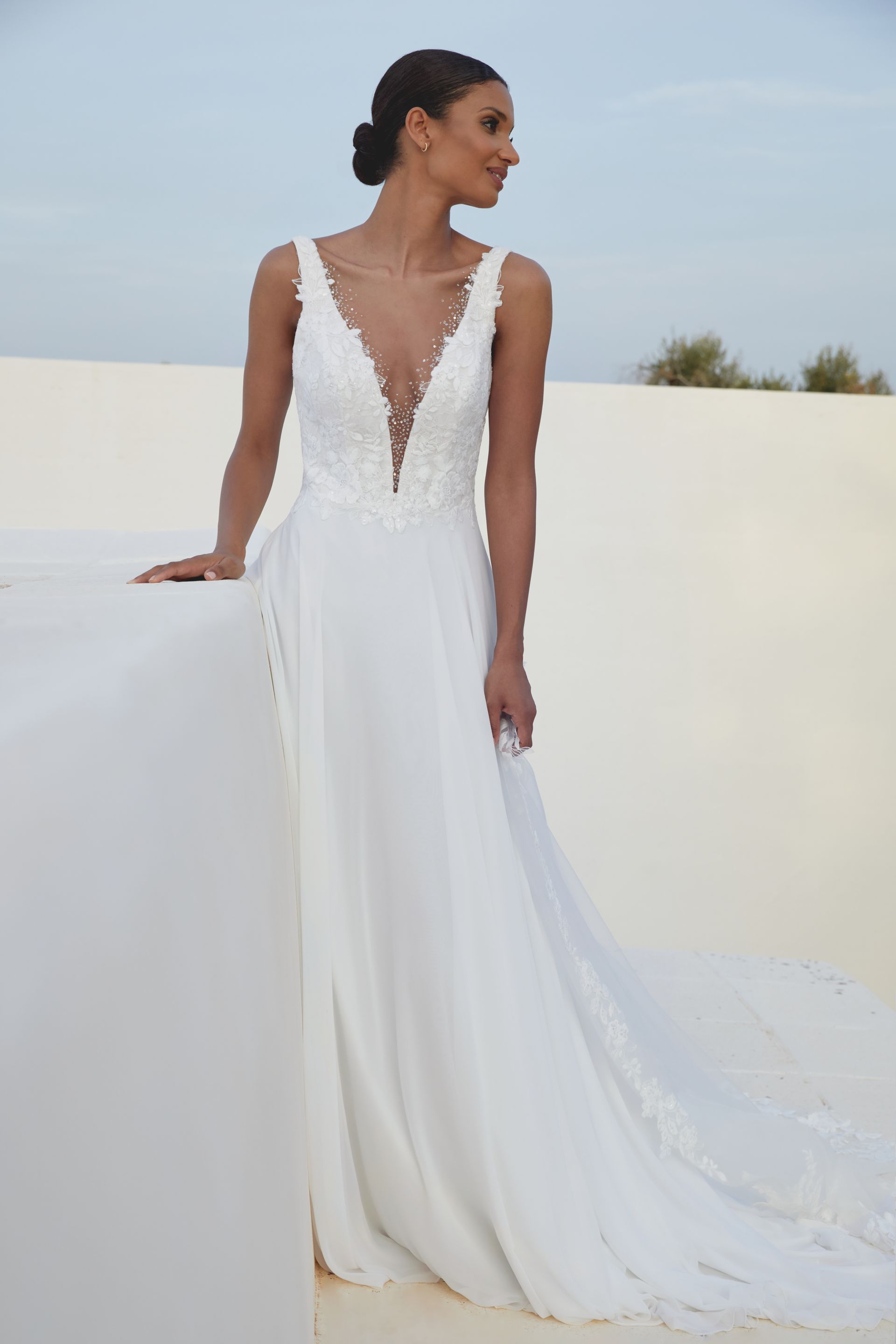 abito da sposa Ariana di Justin Alexander Atelier Gioia Fiumicino
