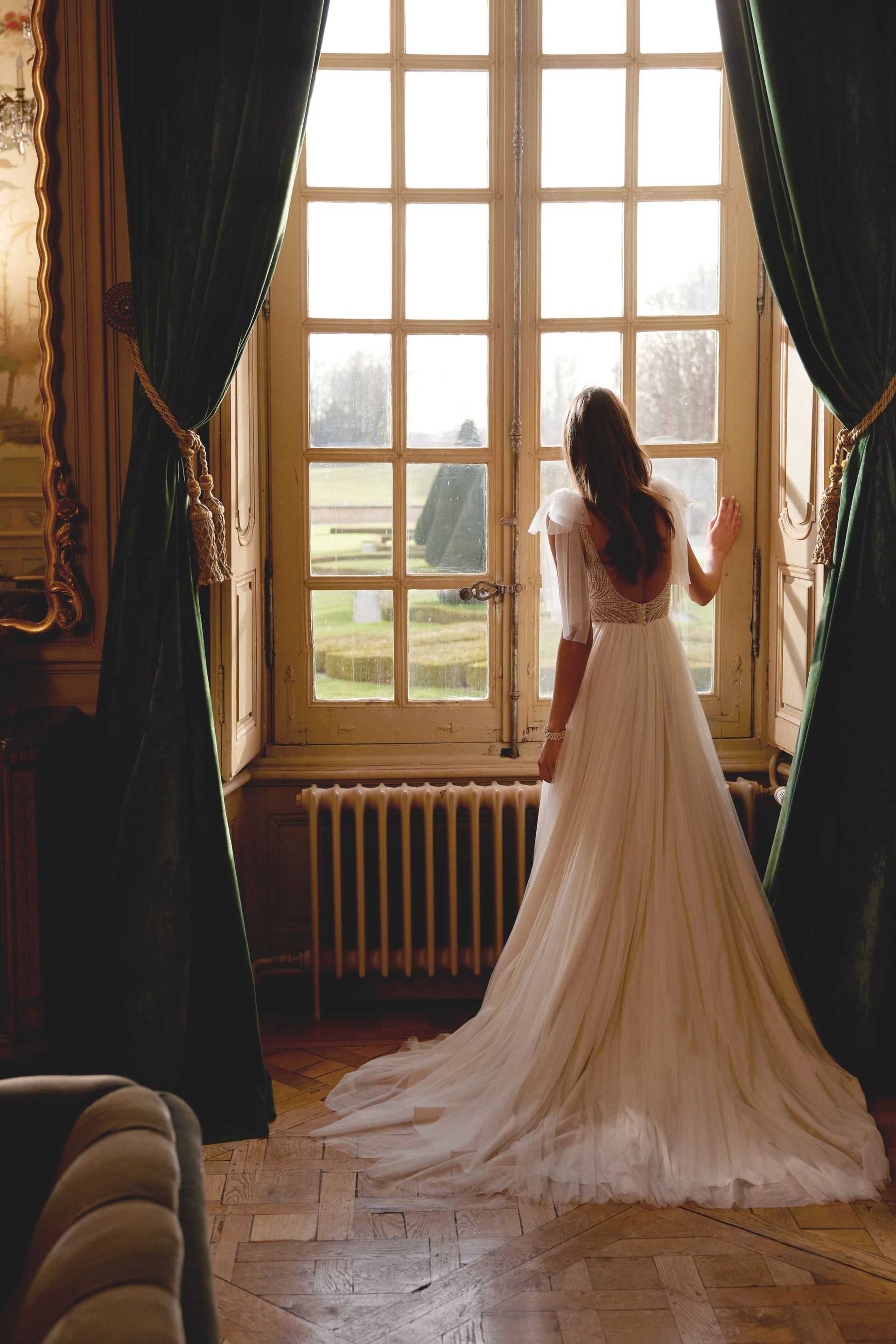 abito da sposa modello Jenna di Atelier Gioia Roma