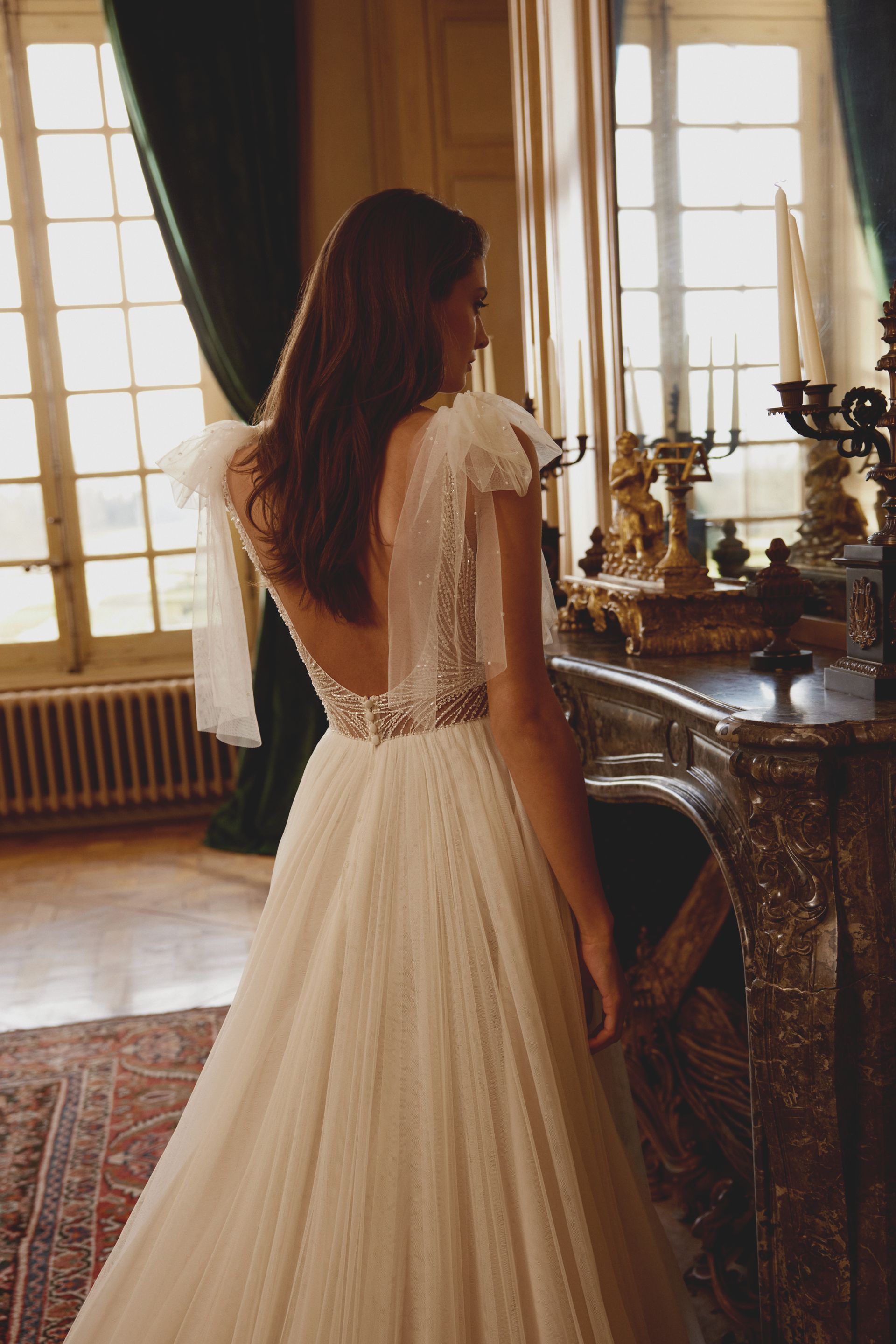 abito da sposa modello Jenna di Justin Alexander Roma