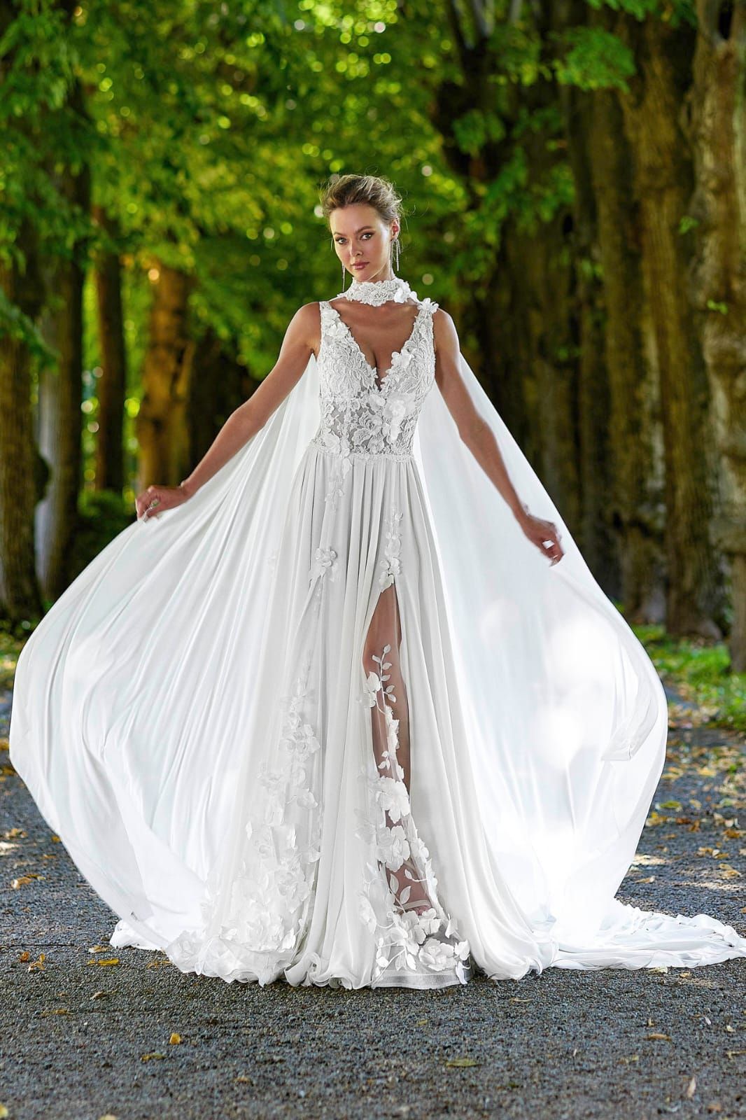 abito da sposa modello SBA 1624 Stefano Blandaleone Atelier Gioia Fiumicino Roma